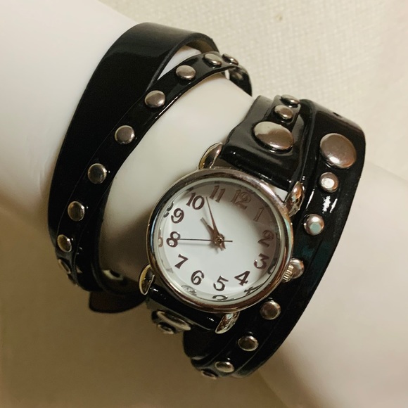 New Patent Leather Wrap Watch main image 5